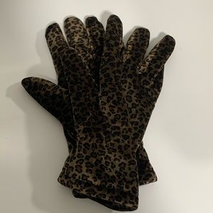 Cejon Thinsulate Leopard Print Gloves